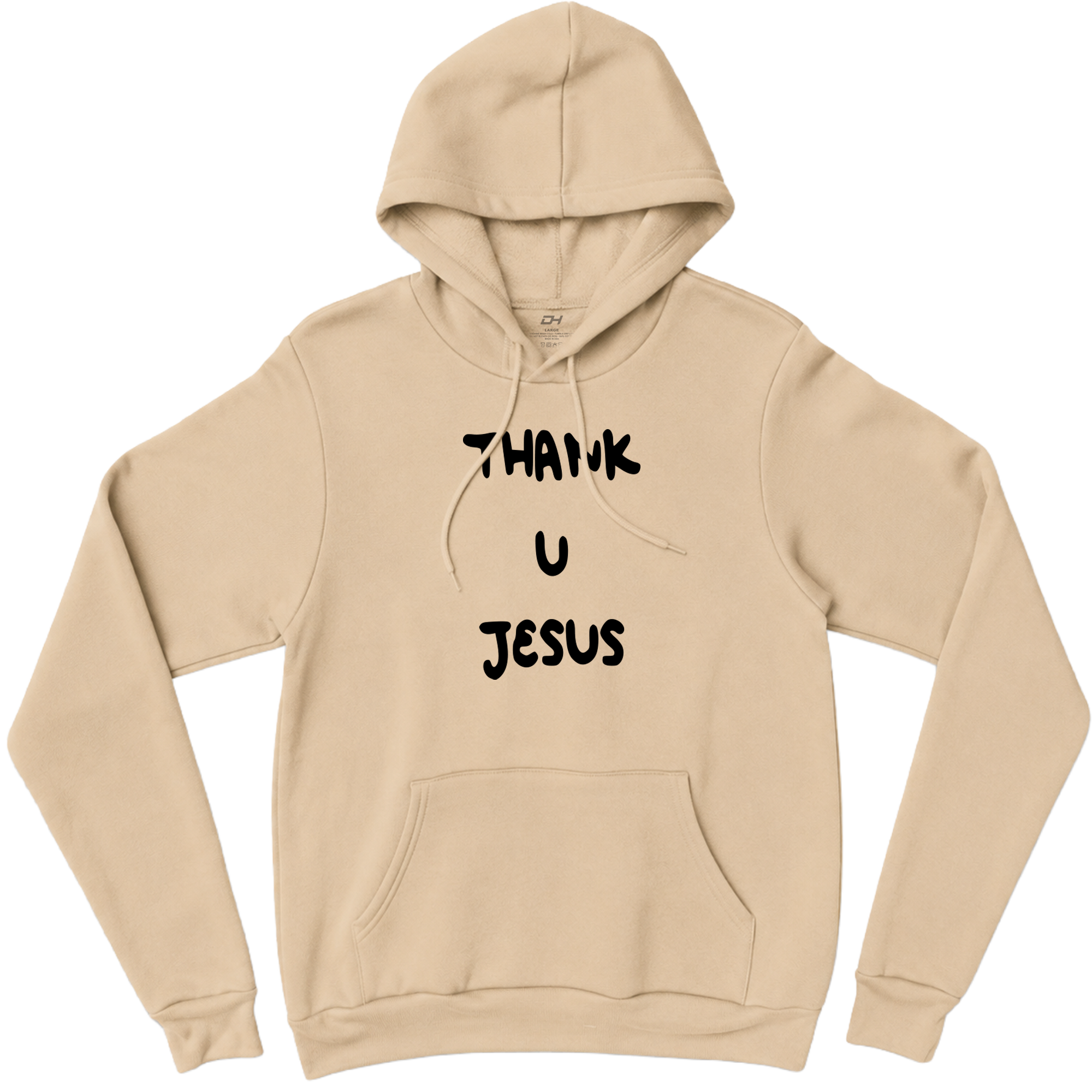 Thank U Jesus Sand Hoodie! – Official Merch by D'Aydrian Harding