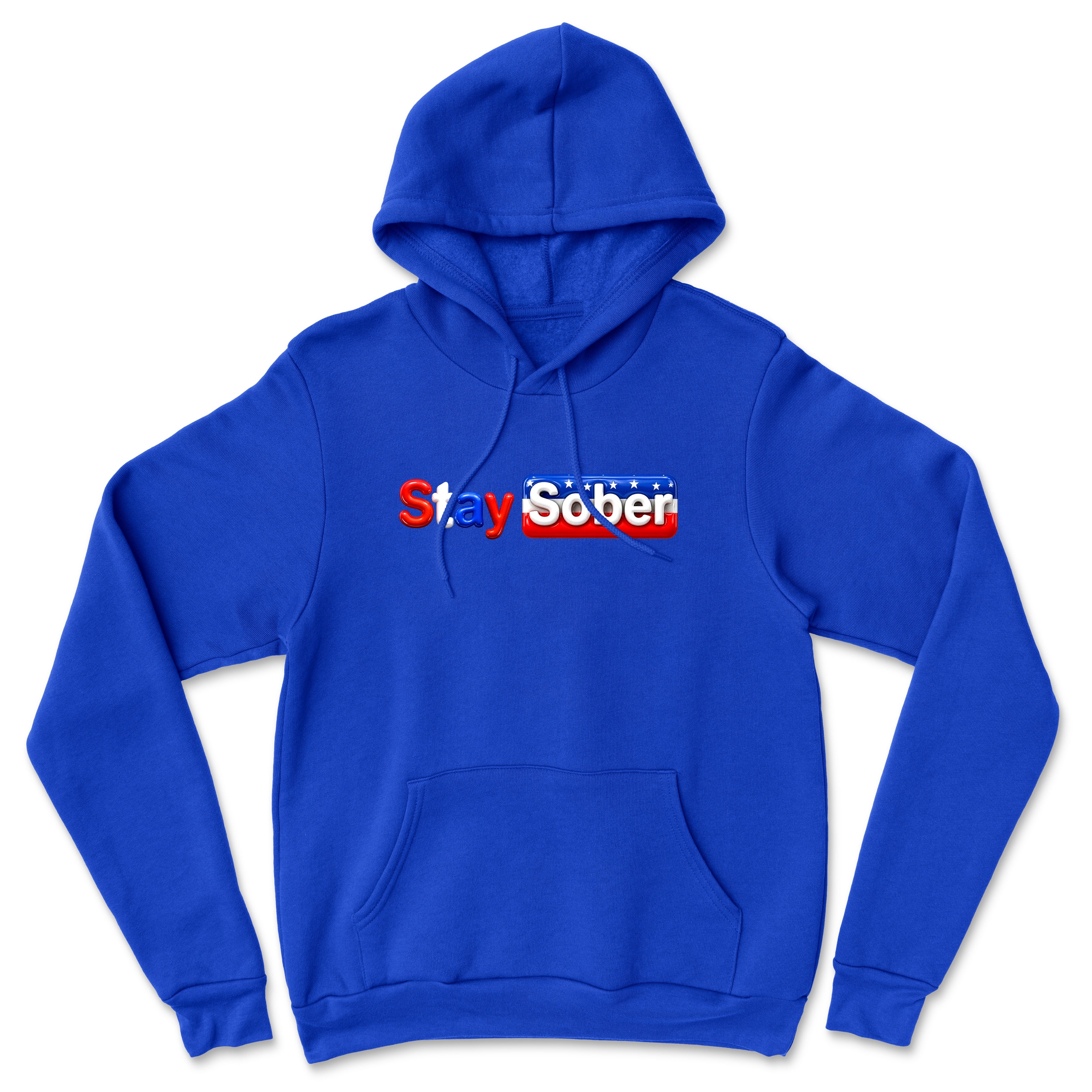 Stay Sober America Blue Hoodie! – Official Merch by D'Aydrian Harding