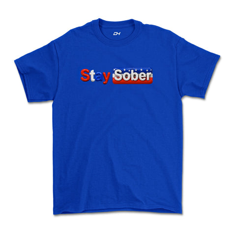 Stay Sober America Blue Tee!