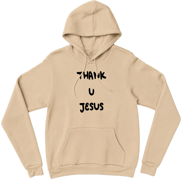 Thank U Jesus Sand Hoodie! – Official Merch by D'Aydrian Harding