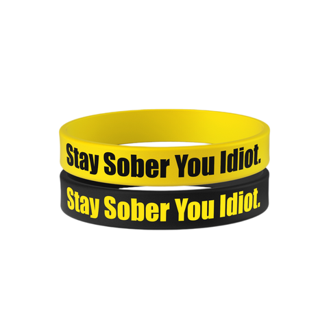 Stay Sober Wristbands