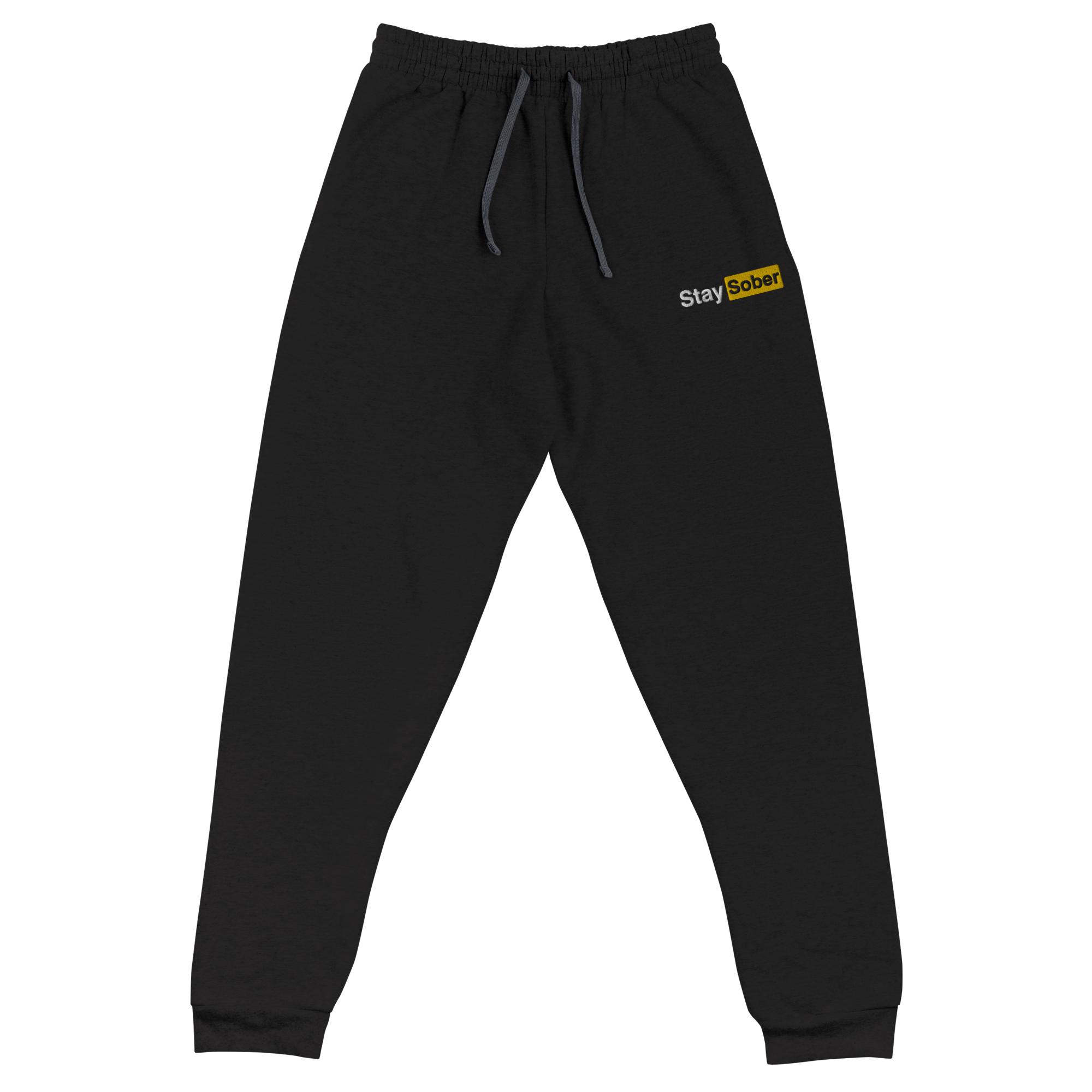 Stay Sober Black Sweatpants – Official Merch by D'Aydrian Harding